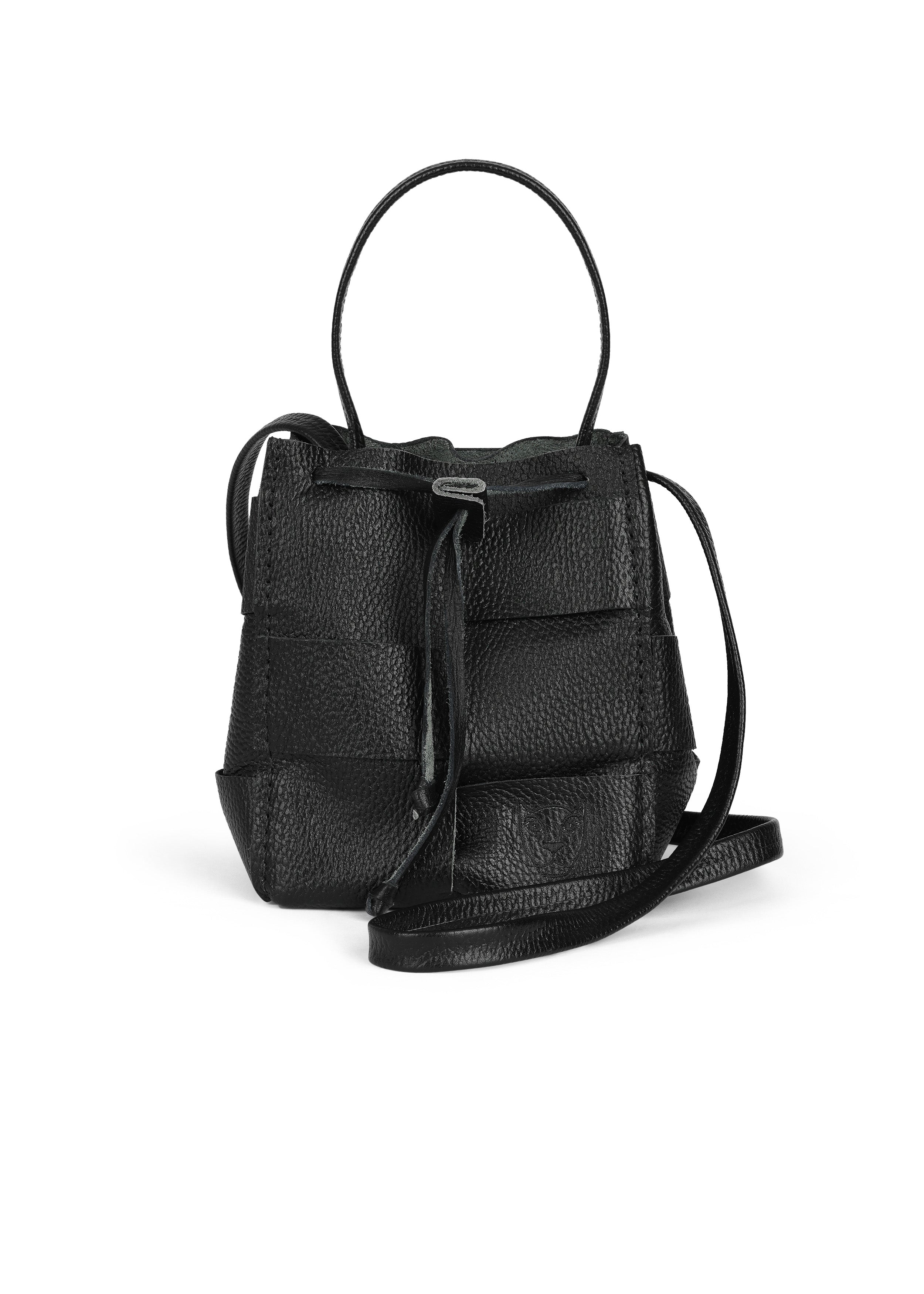 LOLA Y TULA Bella Bucket Bag Black — main product shot