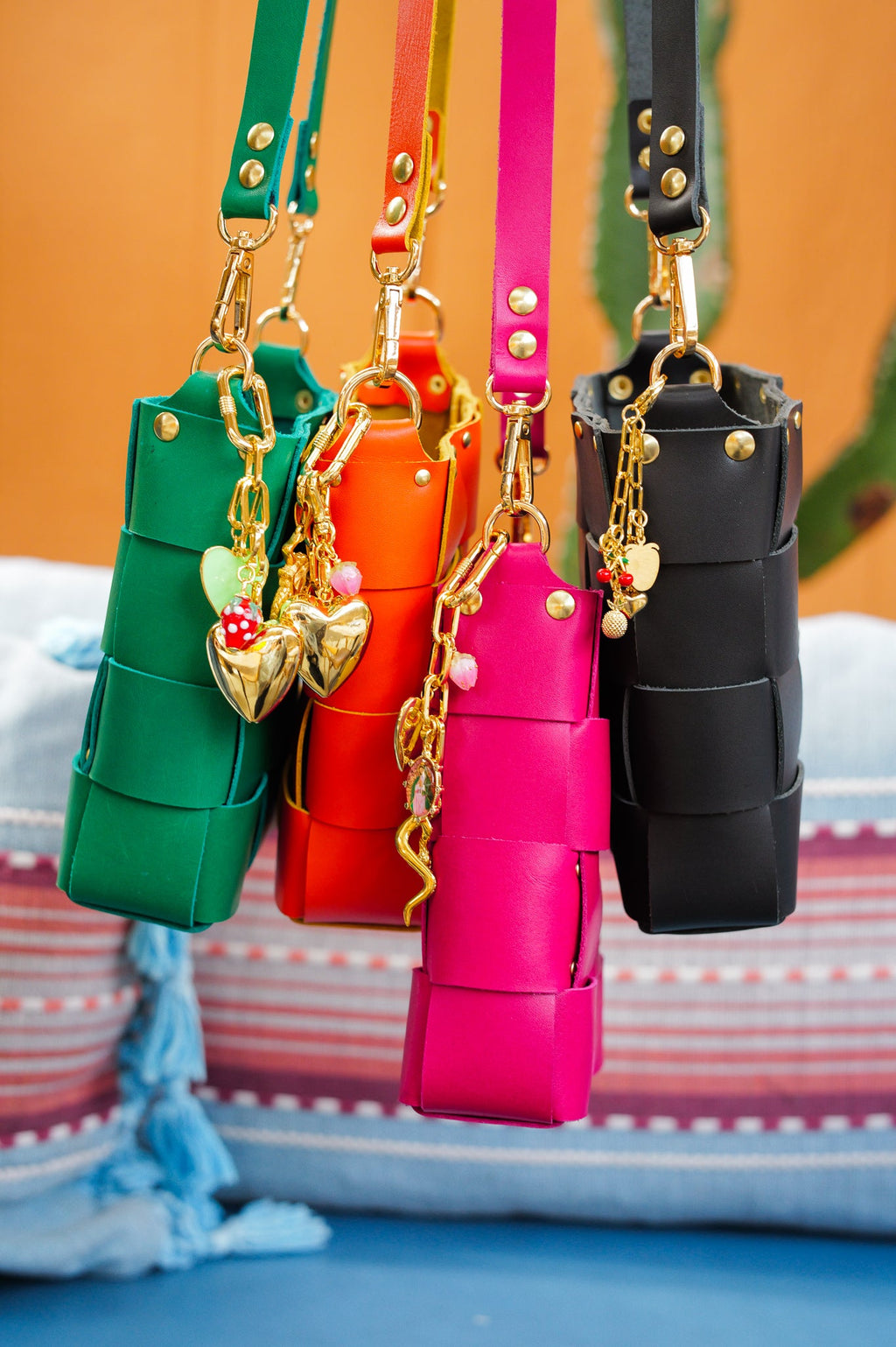 LOLA Y TULA Amor Bag Charm — back view