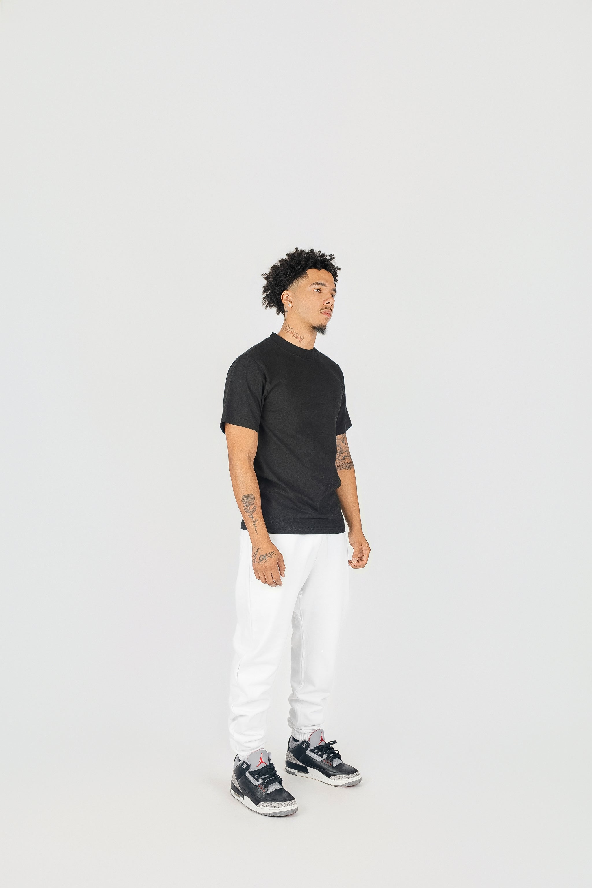 Superline Heavyweight Boyfriend Joggers — detail close-up