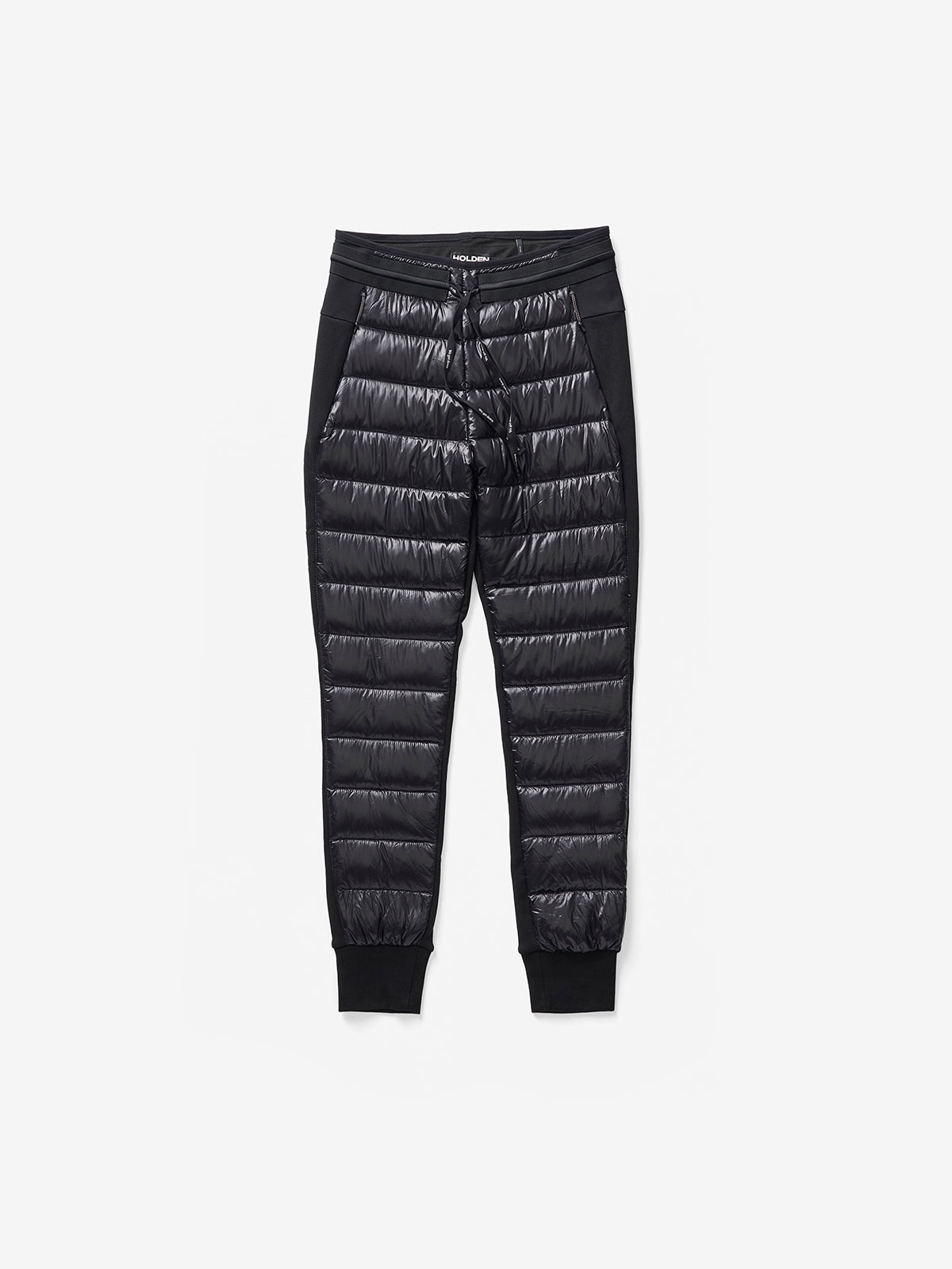 Holden Outerwear Hybrid Down Jogger - Black — side view