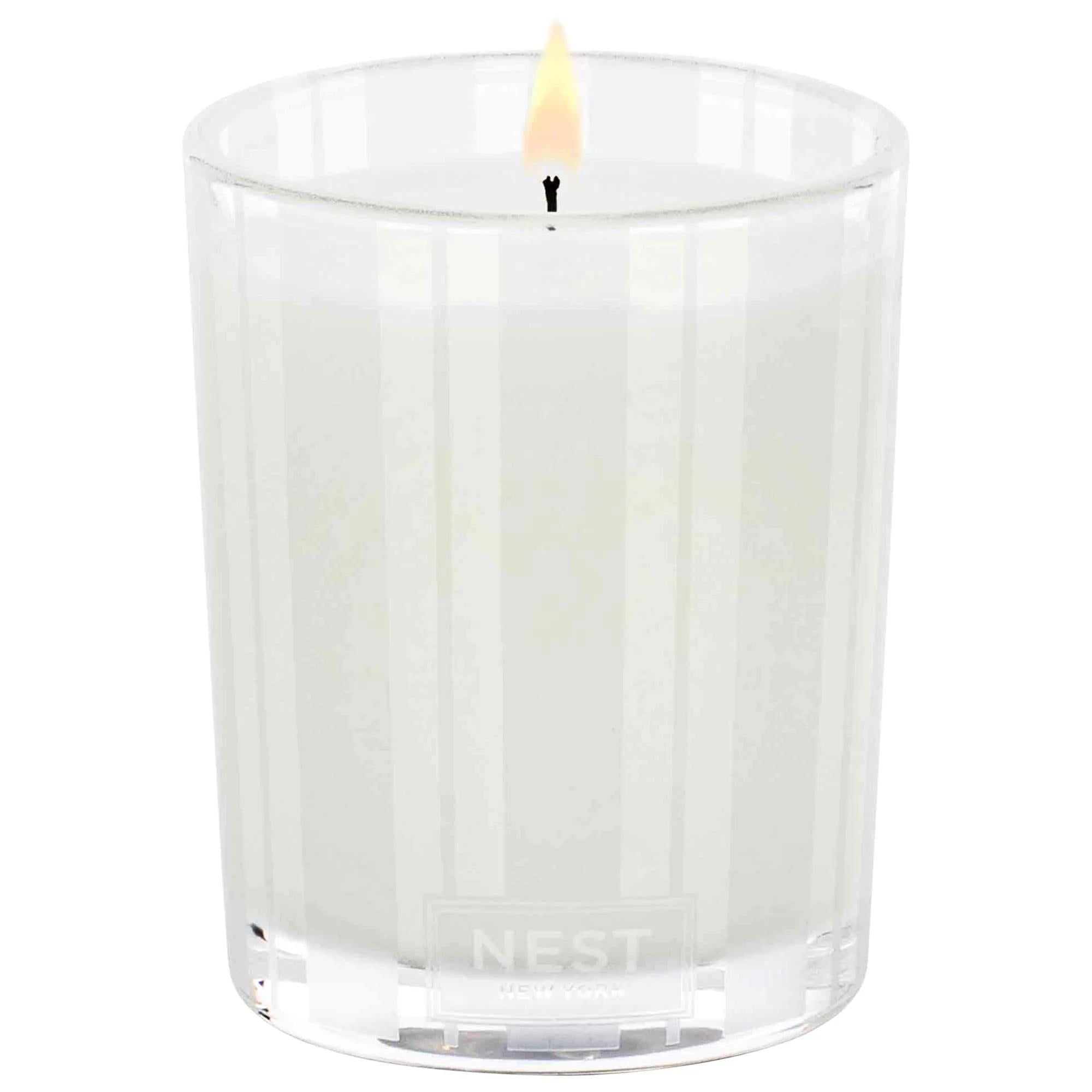 Voluspa Mini Moroccan Amber Candle - Luxurious Earthy & Woody Scented Candle for Relaxing Ambiance