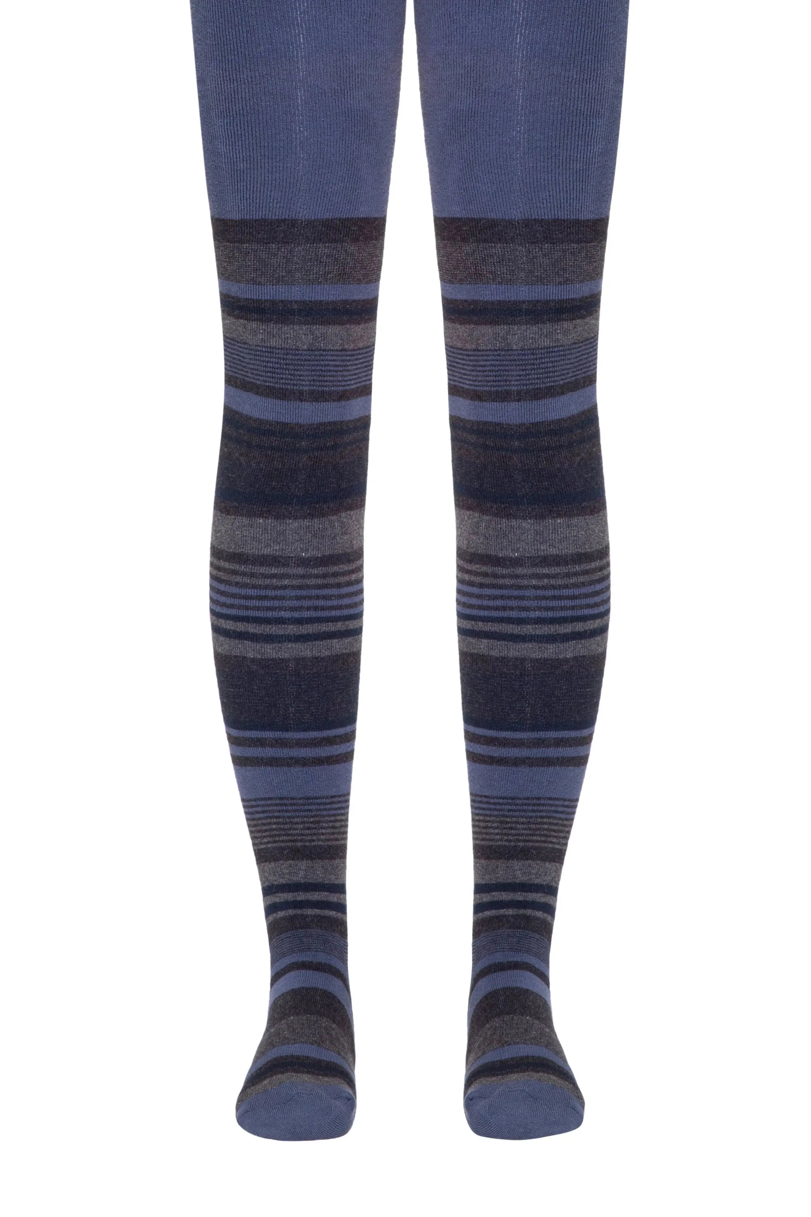 TheRanok.com Conte-Kids Cotton Terry Tights - Sof-Tiki 399 — detail close-up