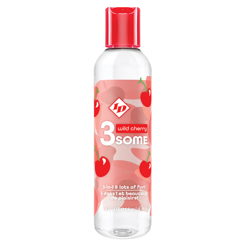 Love Spark Cove | Intimate Apparel, Pleasure Shop & Free Shipping ID 3some-Wild Cherry 4oz — main product shot