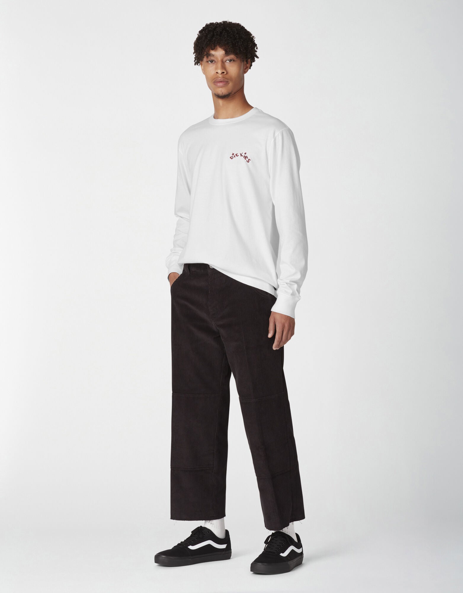 Dickies Villani Drunkula Long Sleeve T-Shirt - White