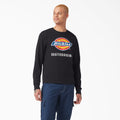 Dickies Skateboarding Logo Graphic Long Sleeve T-Shirt - Black by Skates USA