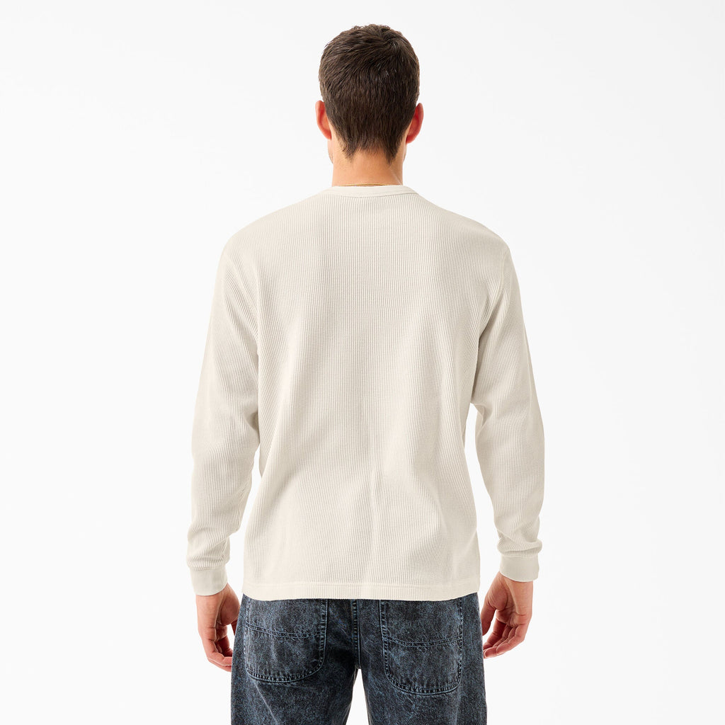 Dickies Tom Knox Thermal Shirt - Cream, T-Shirt, detail view