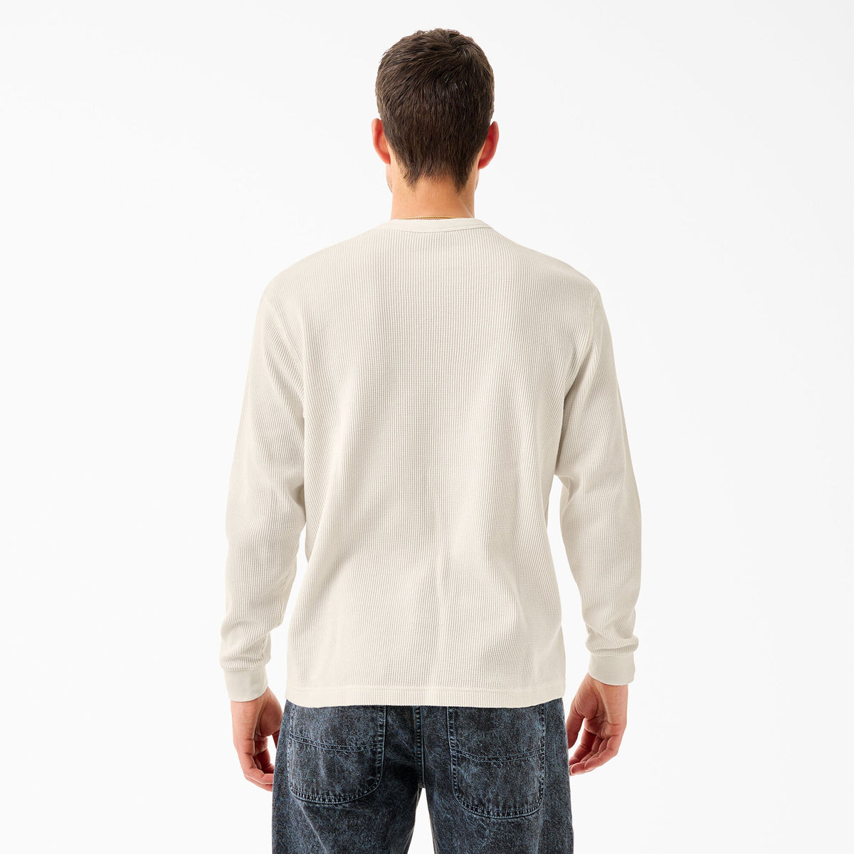 Dickies Tom Knox Thermal Shirt - Cream, T-Shirt, detail view