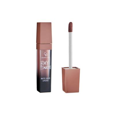 Golden Rose Matte Lipstick - Long Lasting, Comfortable & Intense Color Lip Color