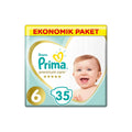 Prima Premium Care Baby Diapers Size 6 (35-Count) | Silky Soft & Instant Dryness for Sensitive Skin