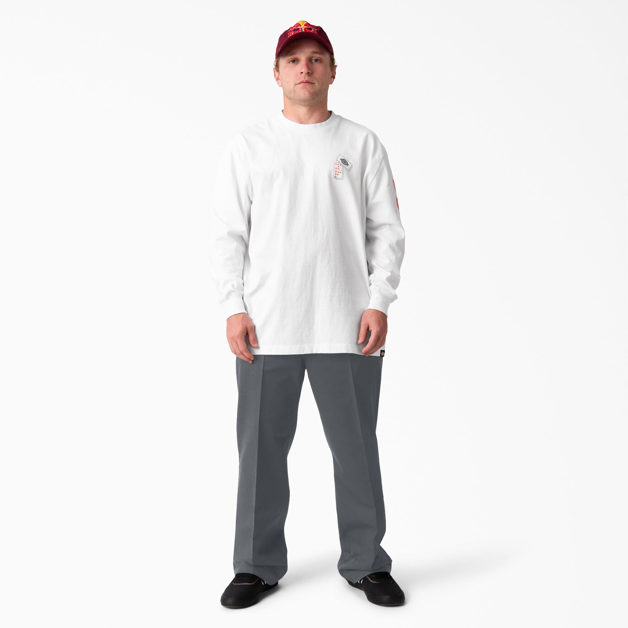 Dickies Jamie Foy Signature Loose Fit Straight Leg Pants - Charcoal Gray