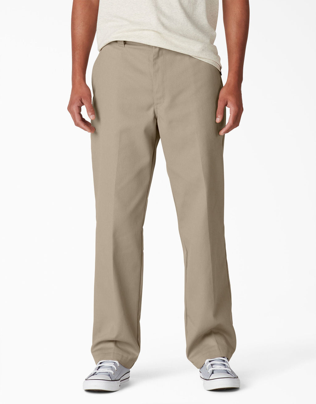 Dickies Skateboarding Regular Fit Twill Pants - Desert Khaki (DS) by Skates USA