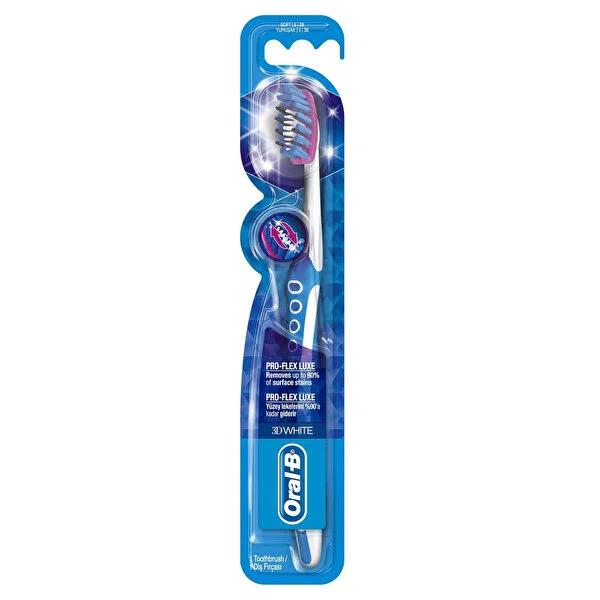 Oral-B Manual Toothbrush Luxe 3D Proflex Medium - Orthodontic Toothbrush for Effective Plaque Removal