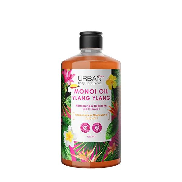 Urban Care Monoi Oil & Ylang Ylang Shower Gel 500ml - Nourishing Hair Care for Dry & Damaged Hair