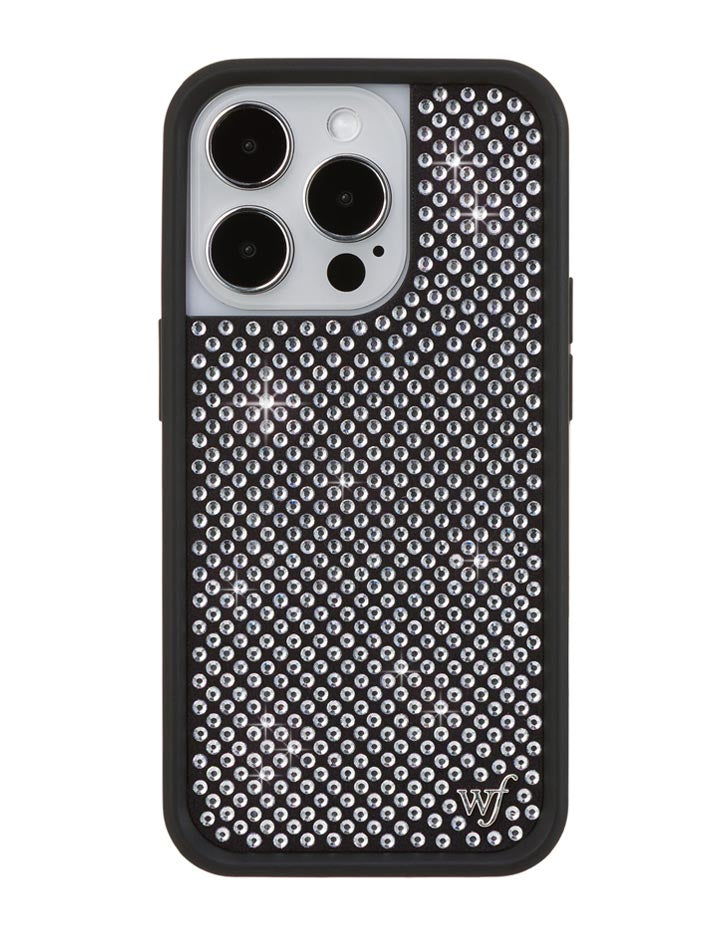 Rhinestone iPhone Case | White