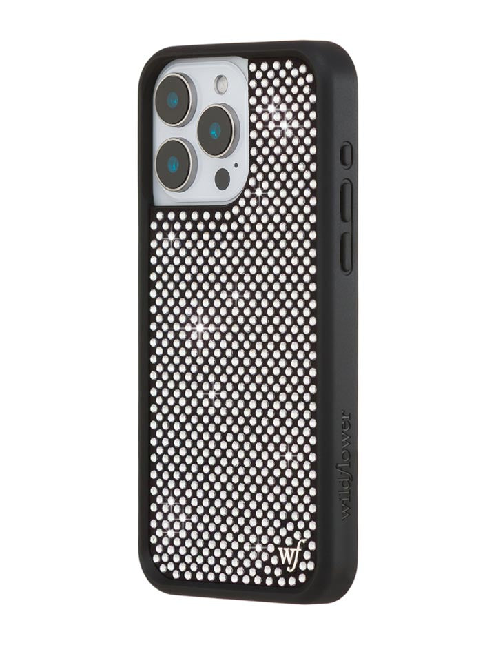 Rhinestone iPhone Case | White
