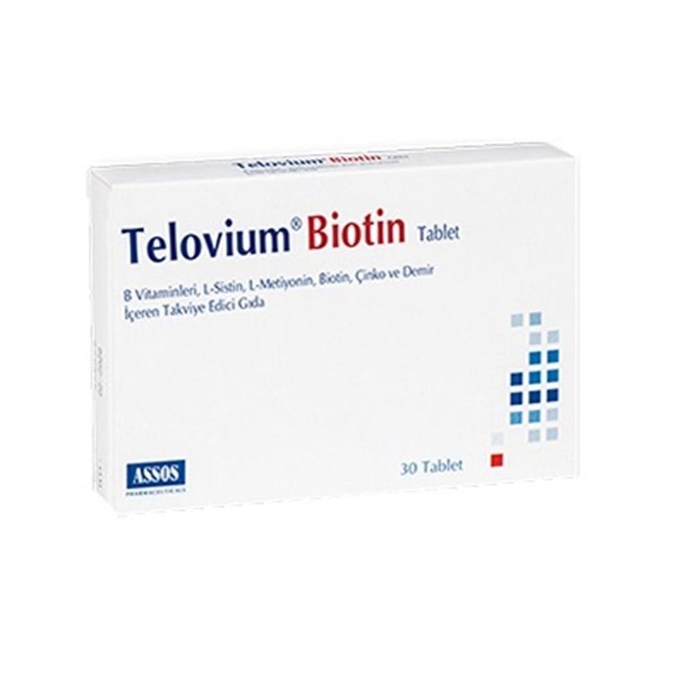 Telovium Biotin - 30 Tablets with Vitamins & Minerals