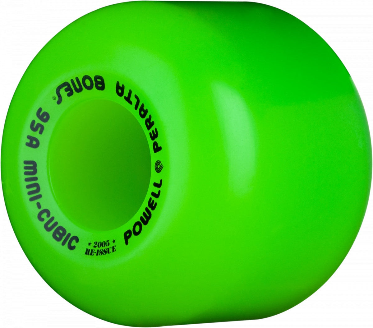 Powell Peralta Wheels Mini-Cubic 64mm 95a - Green (Set of 4) by Skates USA