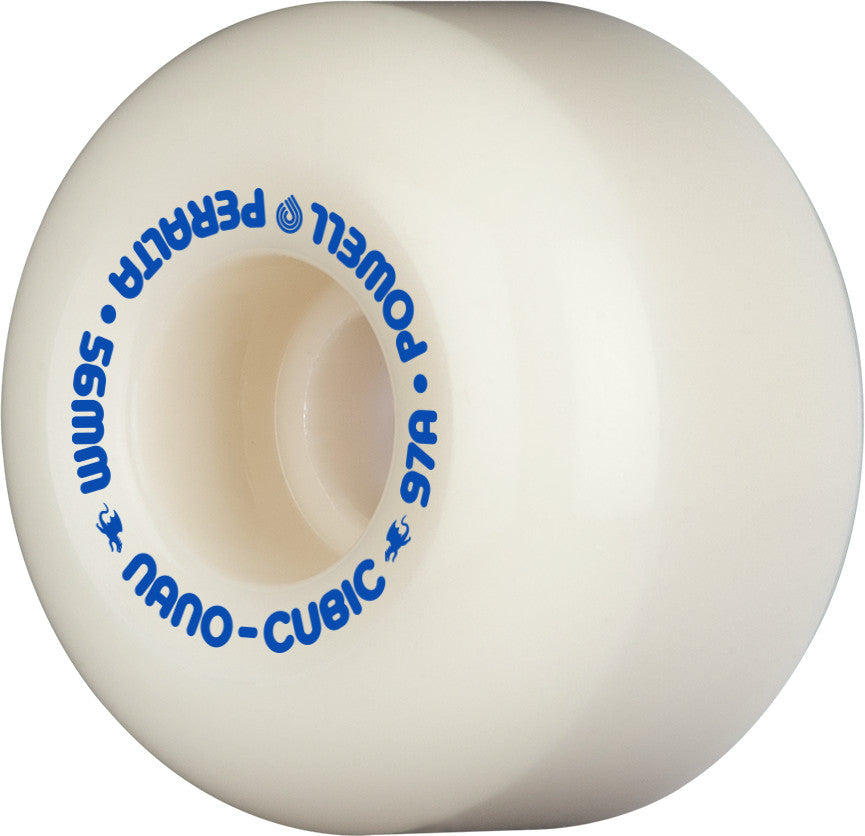 Powell Peralta Nano Cubic Dragon Formula Wheels 56x37mm 97A - Off White (Set of 4) by Skates USA