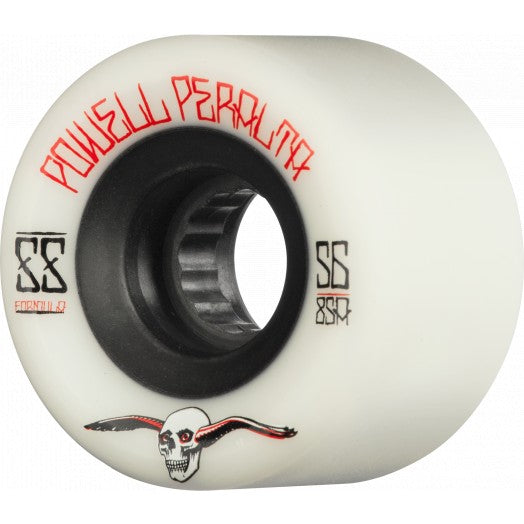 Powell Peralta Wheels G-Slides 56mm 85a - White (Set of 4) by Skates USA
