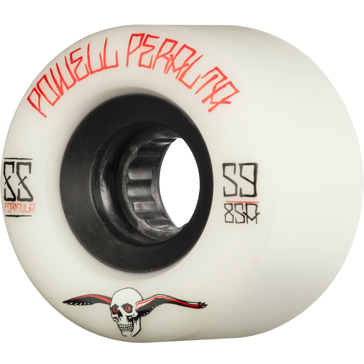 Powell Peralta Wheels G-Slides 59mm 85a - White (Set of 4) by Skates USA