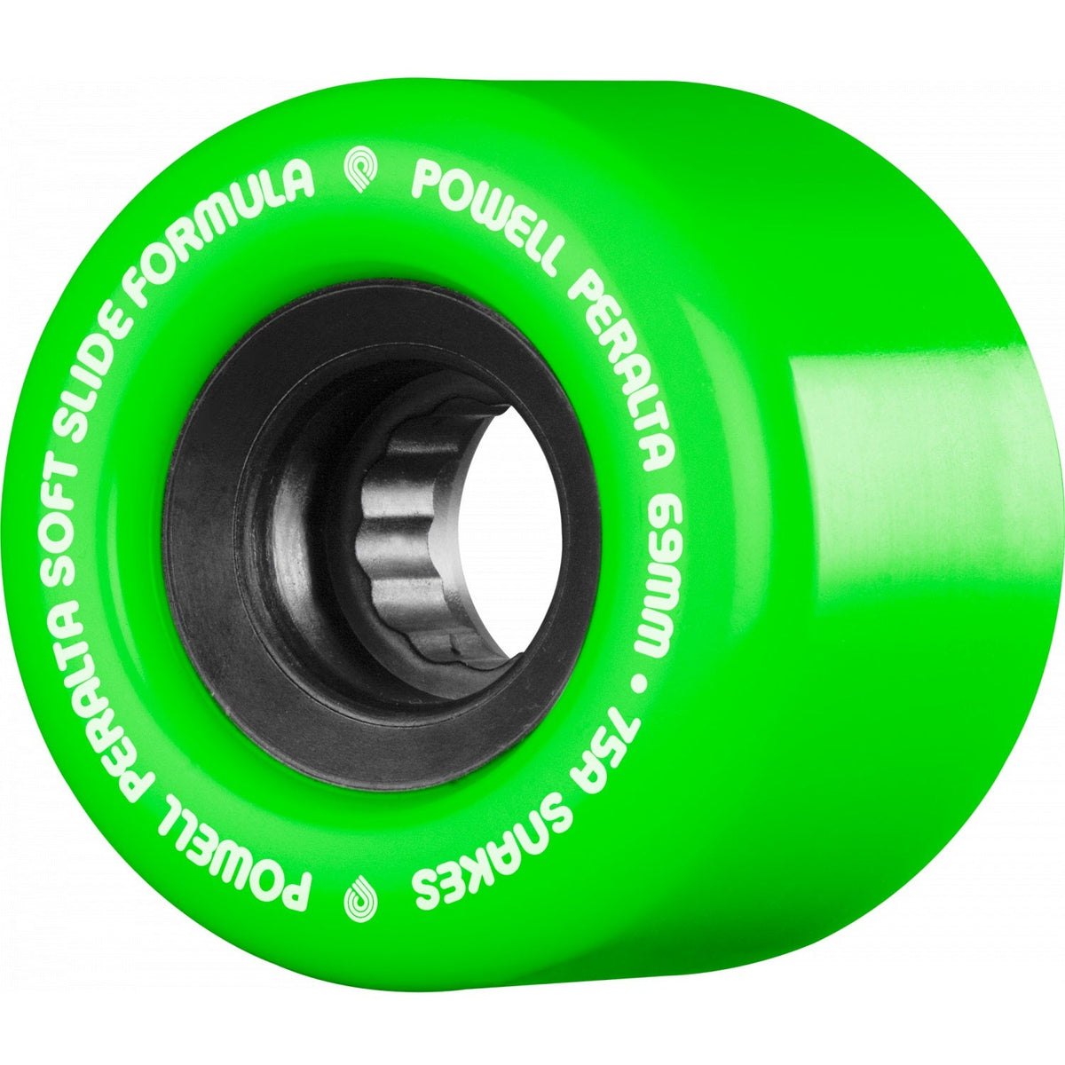 Powell Peralta Wheels Snakes 69mm 75a - Green (Set of 4) by Skates USA