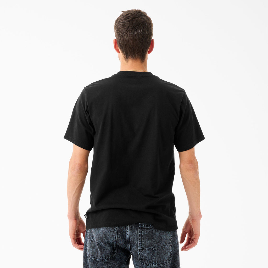 Dickies Tom Knox Embroidery T-Shirt - Black, detail view