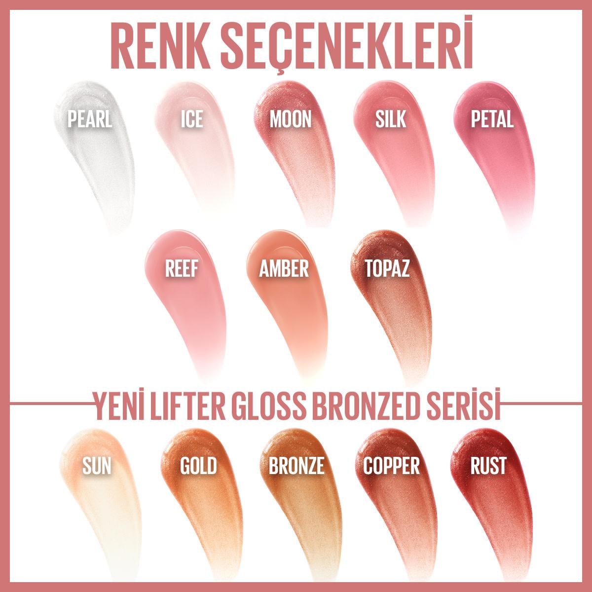 Maybelline New York Lifter Gloss - Hyaluronic Acid Lip Gloss for Moisturizing & Plumping - Non-Sticky Formula