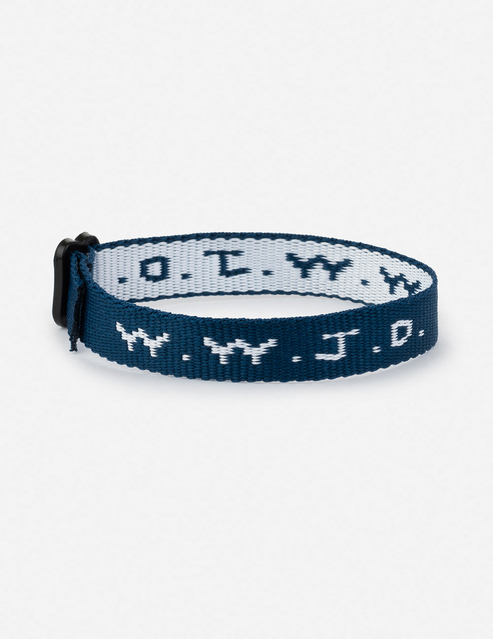 Elevated Faith WWJD Bracelet — in-use photo