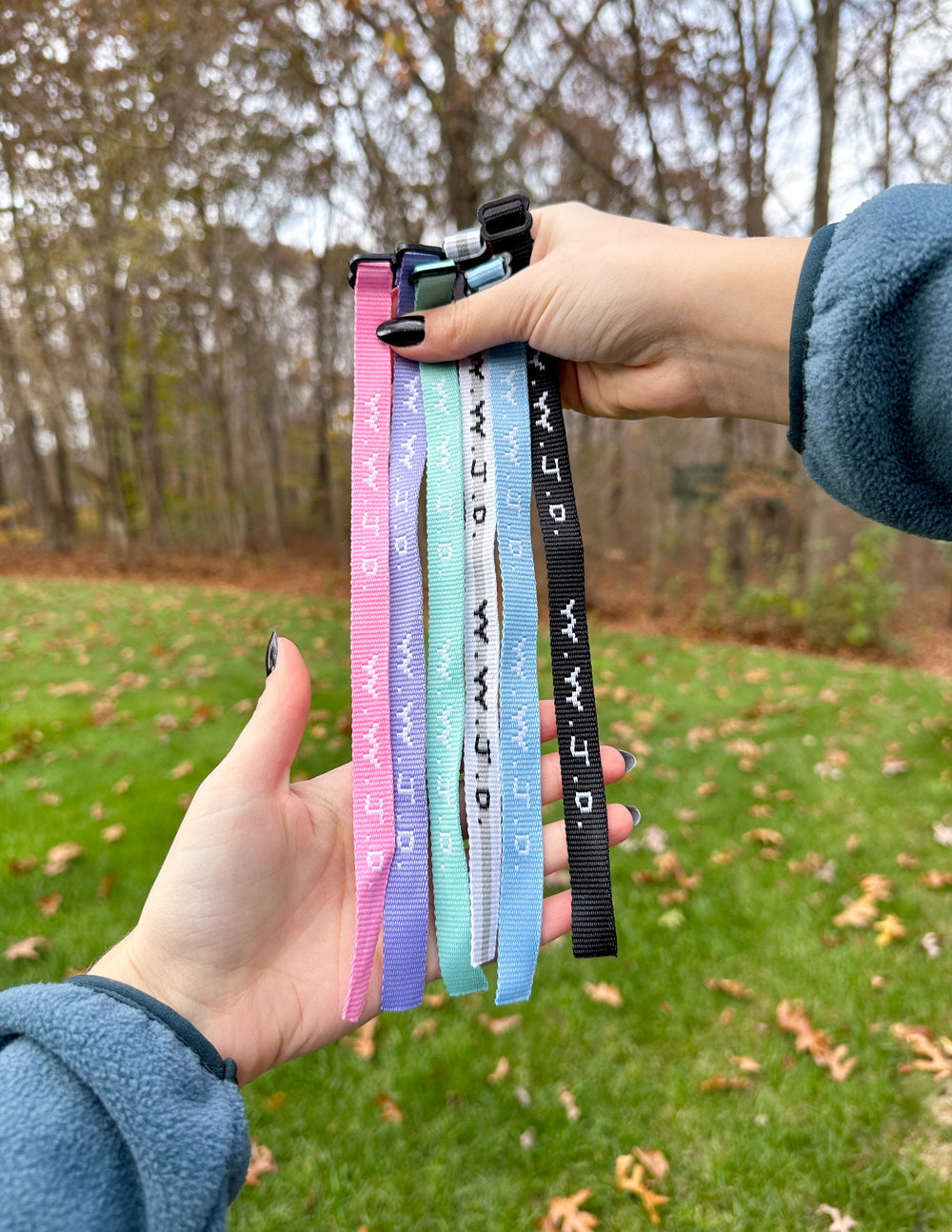 Elevated Faith WWJD Bracelet Pack — Elevated Faith branding close-up