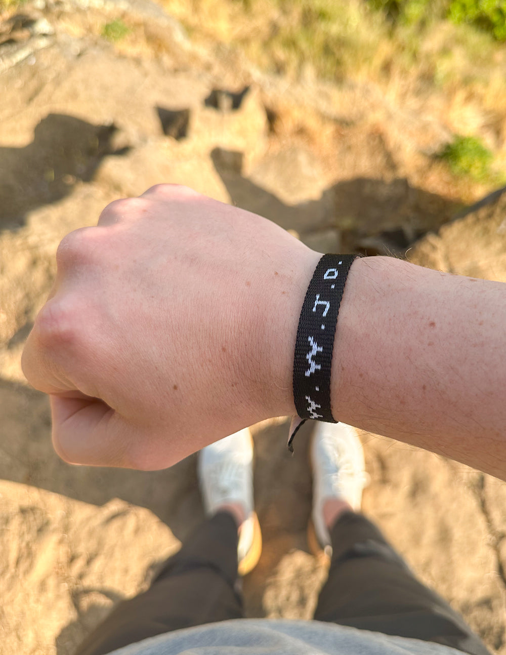 Elevated Faith WWJD Bracelet — product on model