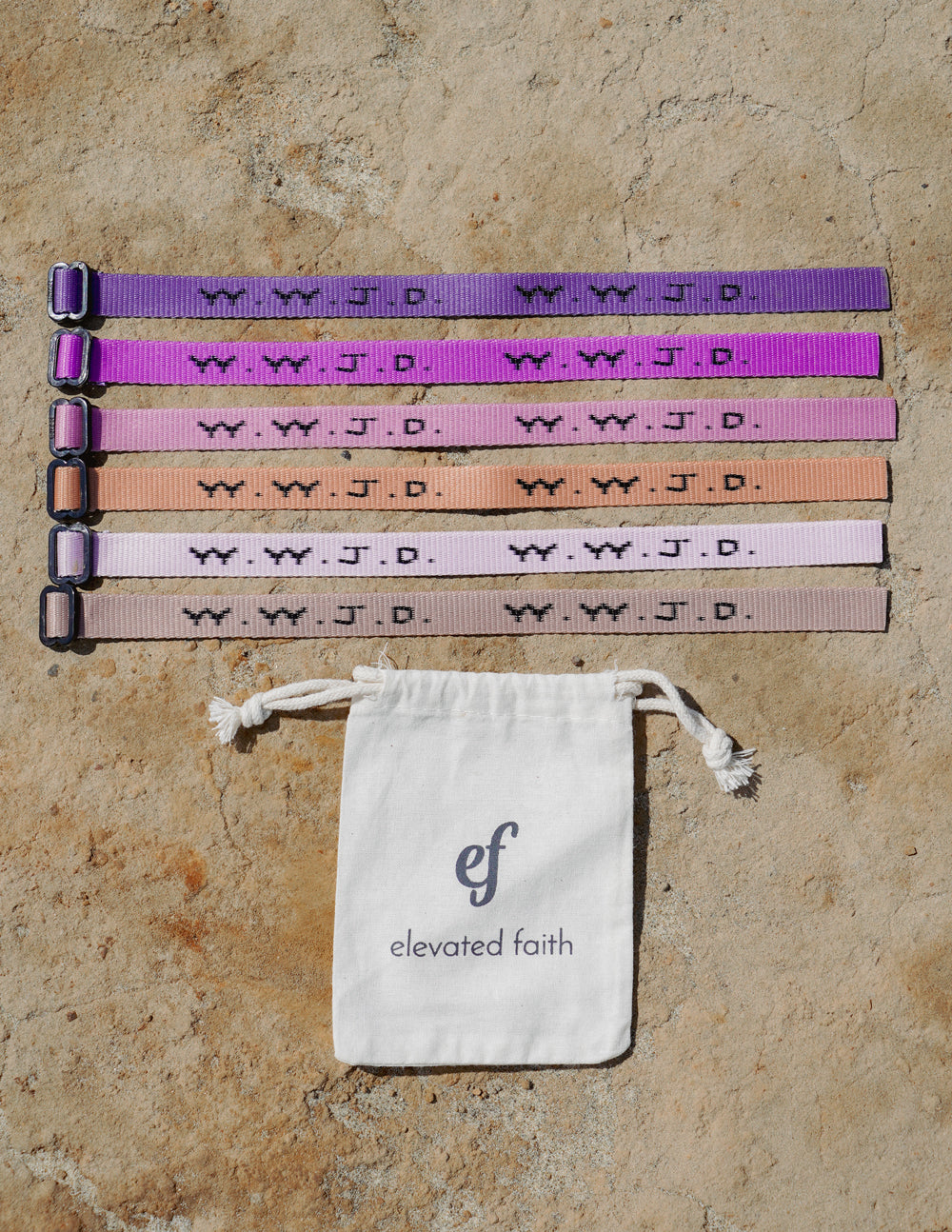 Elevated Faith WWJD Paradise Bracelet Pack — main product shot