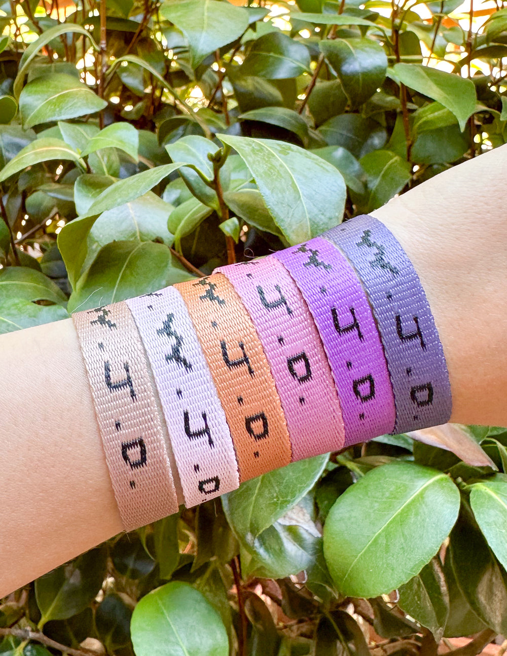 Elevated Faith WWJD Paradise Bracelet Pack — detail close-up