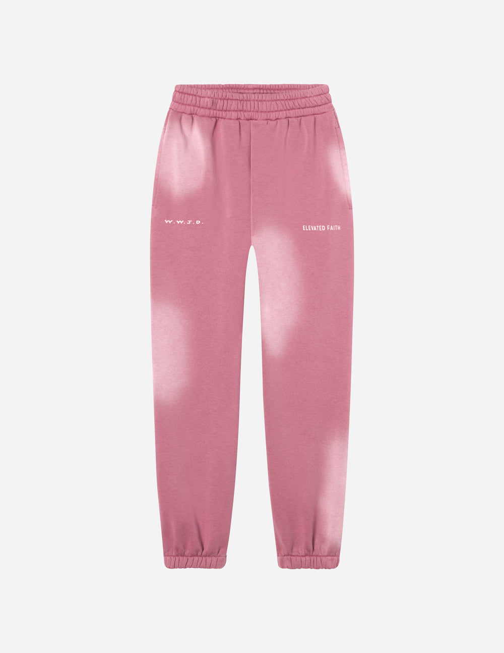 Elevated Faith WWJD Pink Unisex Sweatpant — detail shot 10