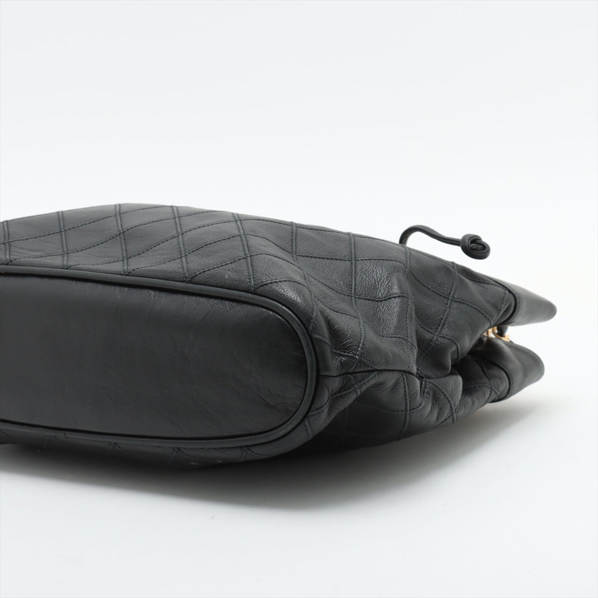 Bolt Boutique Chanel Lambskin Black Quilted Shoulder Bag 0 Series #3752 — lifestyle context