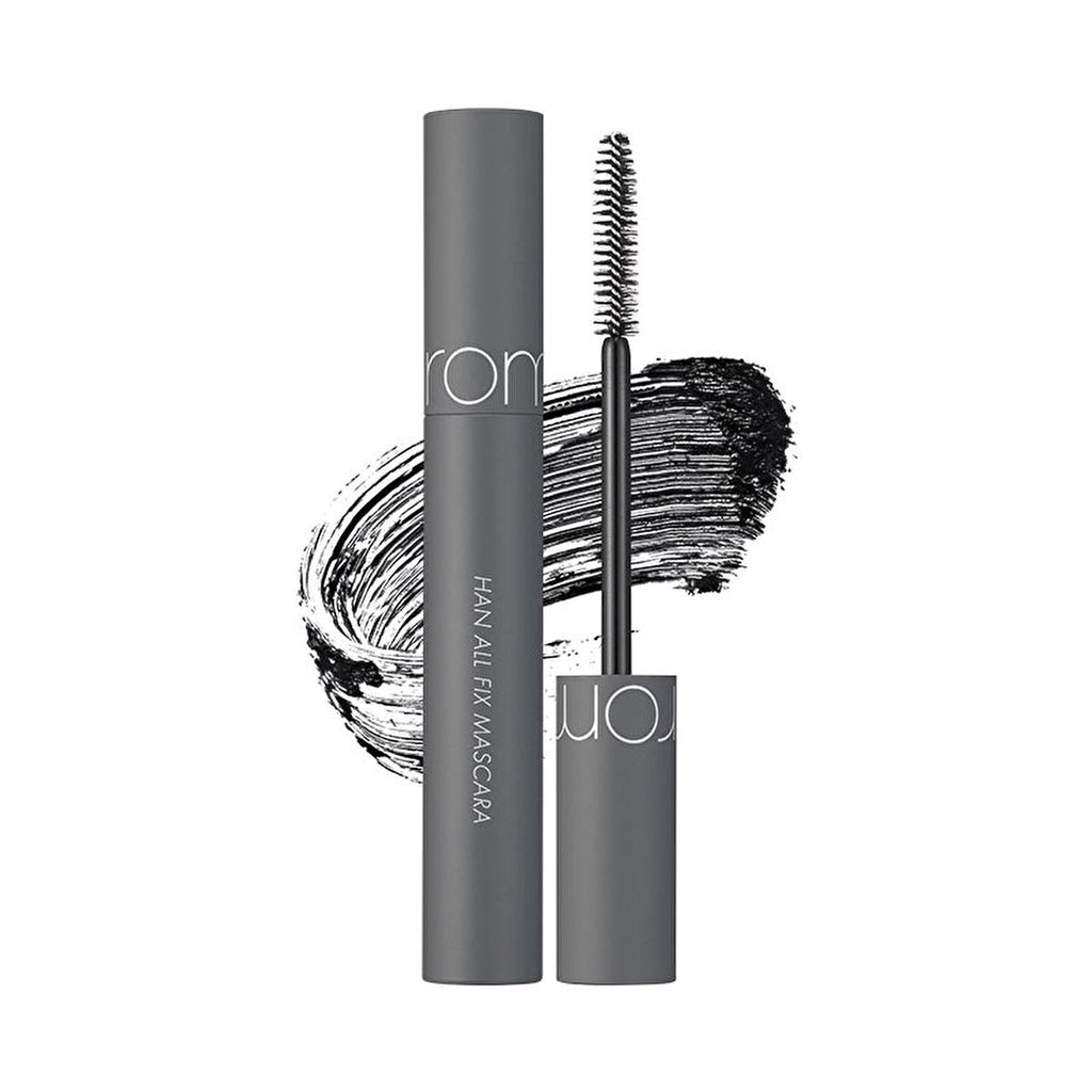 rom&nd Han All Fix Mascara V01 Volume Black - Waterproof & Volumizing Mascara for Long-Lasting Eyelashes