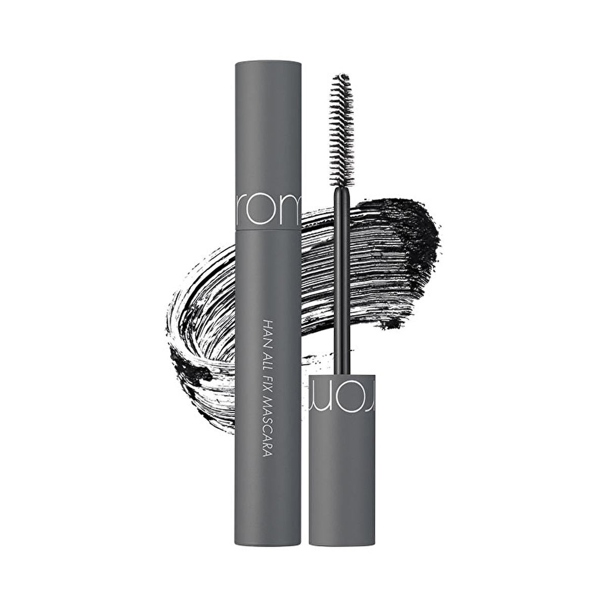 rom&nd Han All Fix Mascara V01 Volume Black - Waterproof & Volumizing Mascara for Long-Lasting Eyelashes