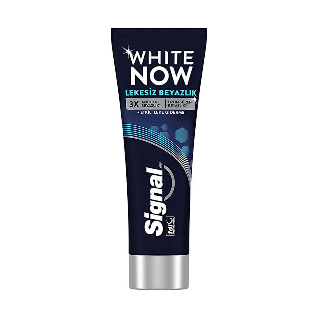 Signal White Now Whitening Toothpaste - Instant 3x Whitening, Stain Removal - 2.54 fl oz