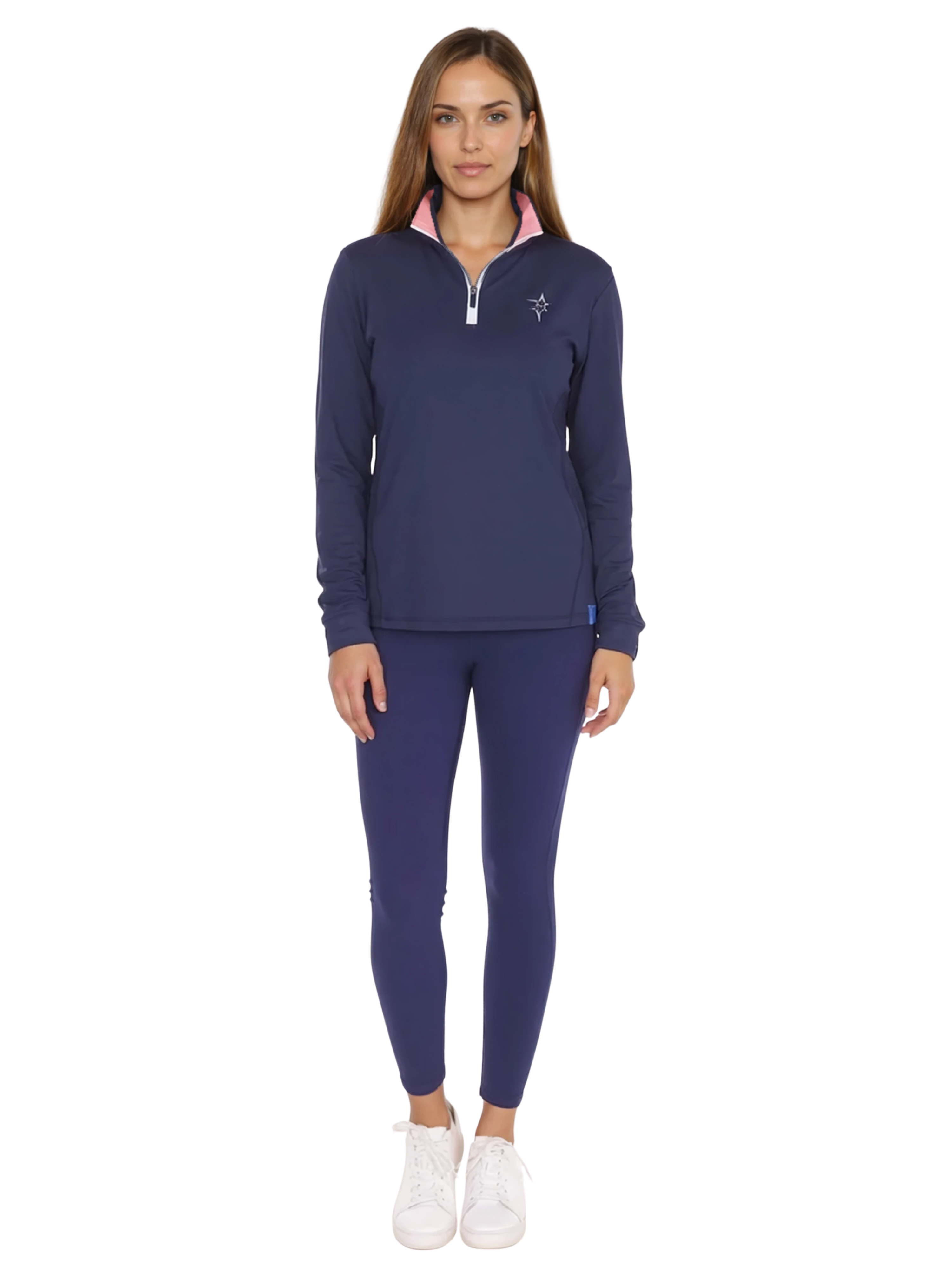 White Water Life Women's Monterey Quarter Zip — construction detail