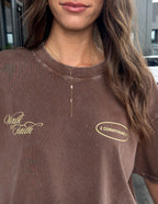 Elevated Faith Walk by Faith Unisex Tee — lifestyle worn / used context