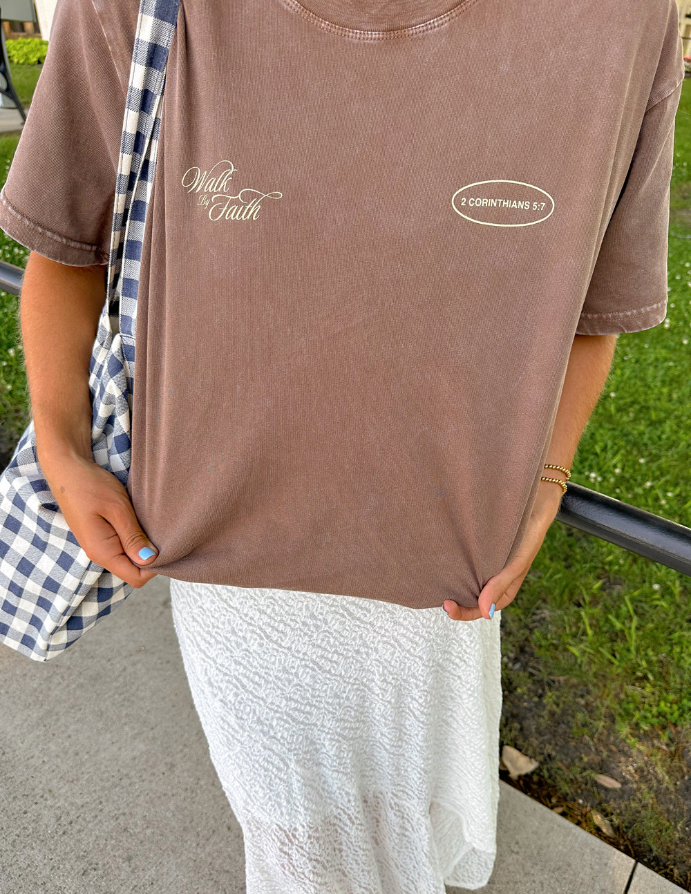 Elevated Faith Walk by Faith Unisex Tee — construction detail