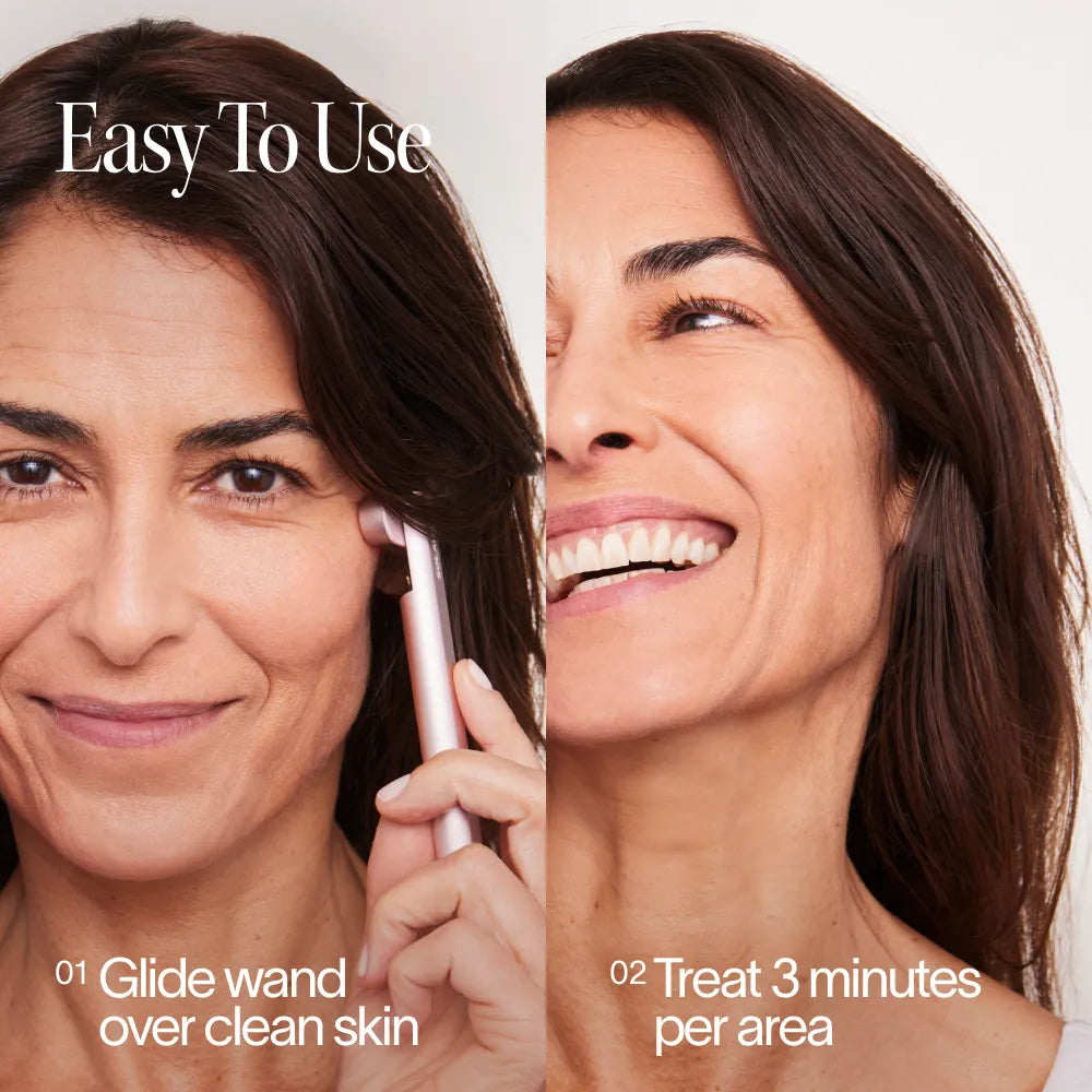 Solawave 4-in-1 Red Light Therapy Wand & Activating Serum Kit — back view