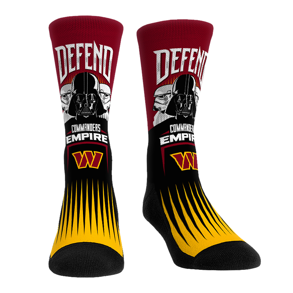 Rock 'Em Socks Washington Commanders - Star Wars  - Defend The Empire — main product shot