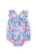 Mila & Rose ® Watercolor Floral Ruffle Cross Back Romper — main product shot