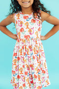 Mila & Rose ® Watercolor Mermaids Tank Twirl Dress — main product shot