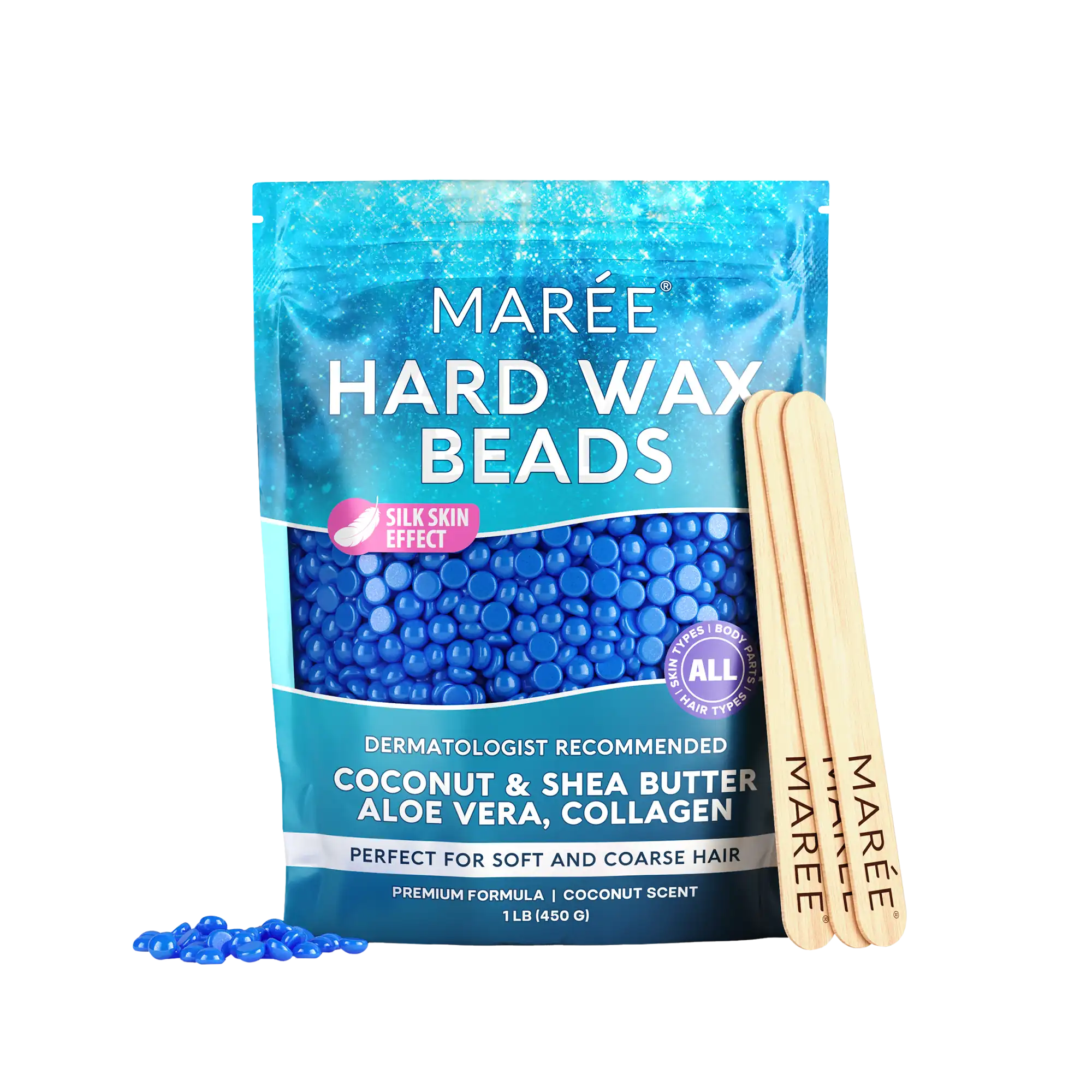 Maree Hard Wax Beads for Hair Removal — main product shot