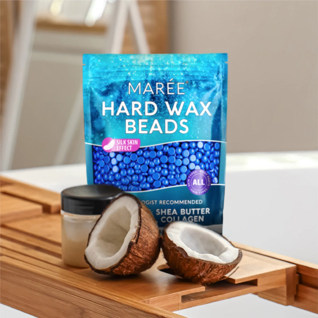 Maree Hard Wax Beads for Hair Removal — in-use photo