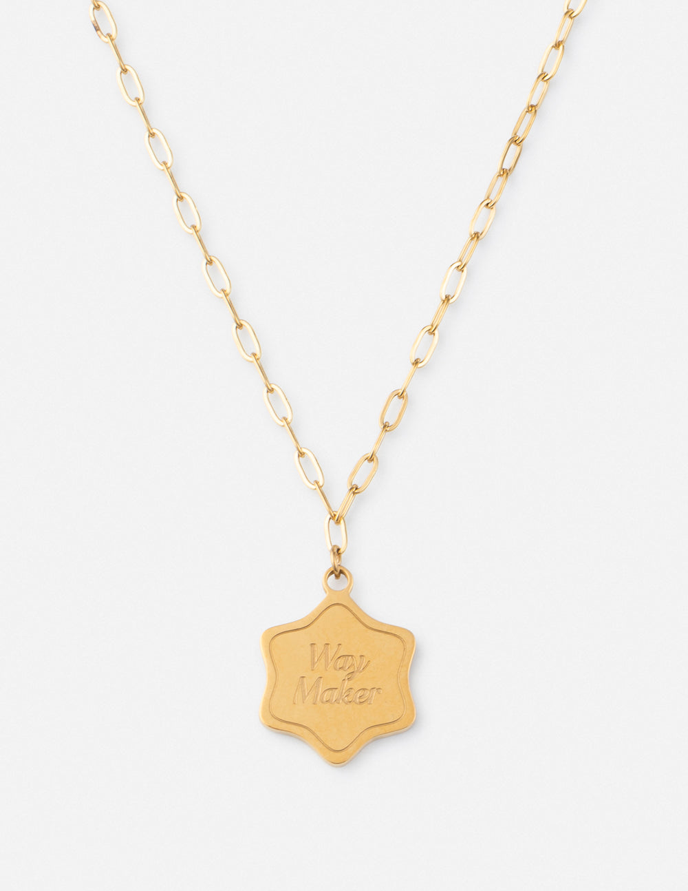 Elevated Faith Way Maker Necklace — main product shot