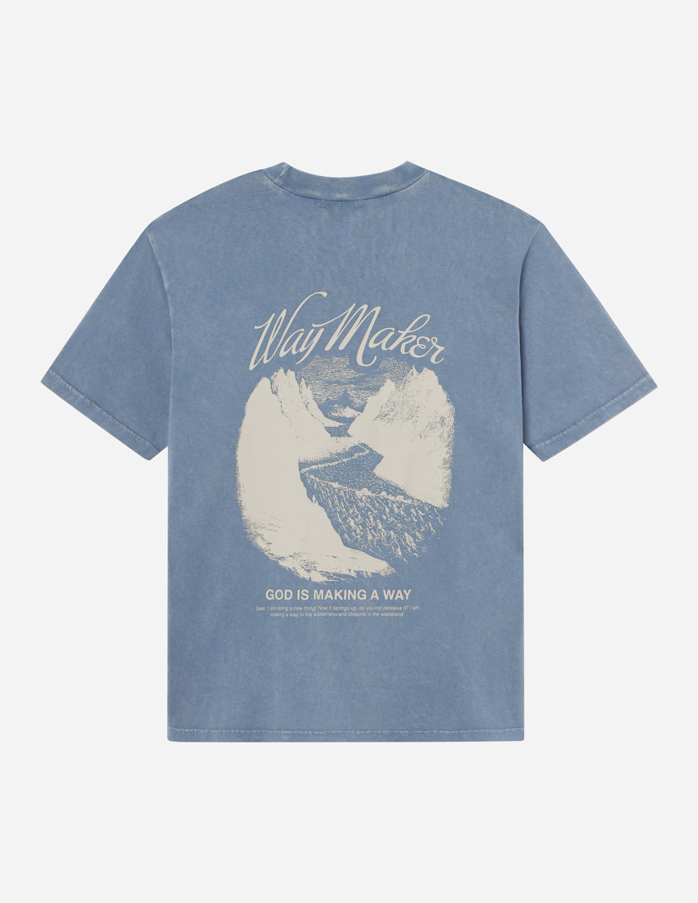 Elevated Faith Way Maker Unisex Tee — product on model