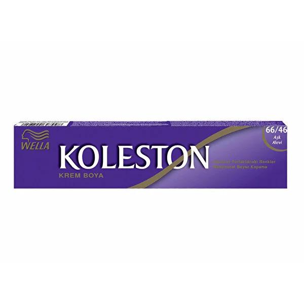 Koleston Love Flame 66/46 Red Hair Dye: Permanent Color, 100% Grey Coverage, and Glossy Finish