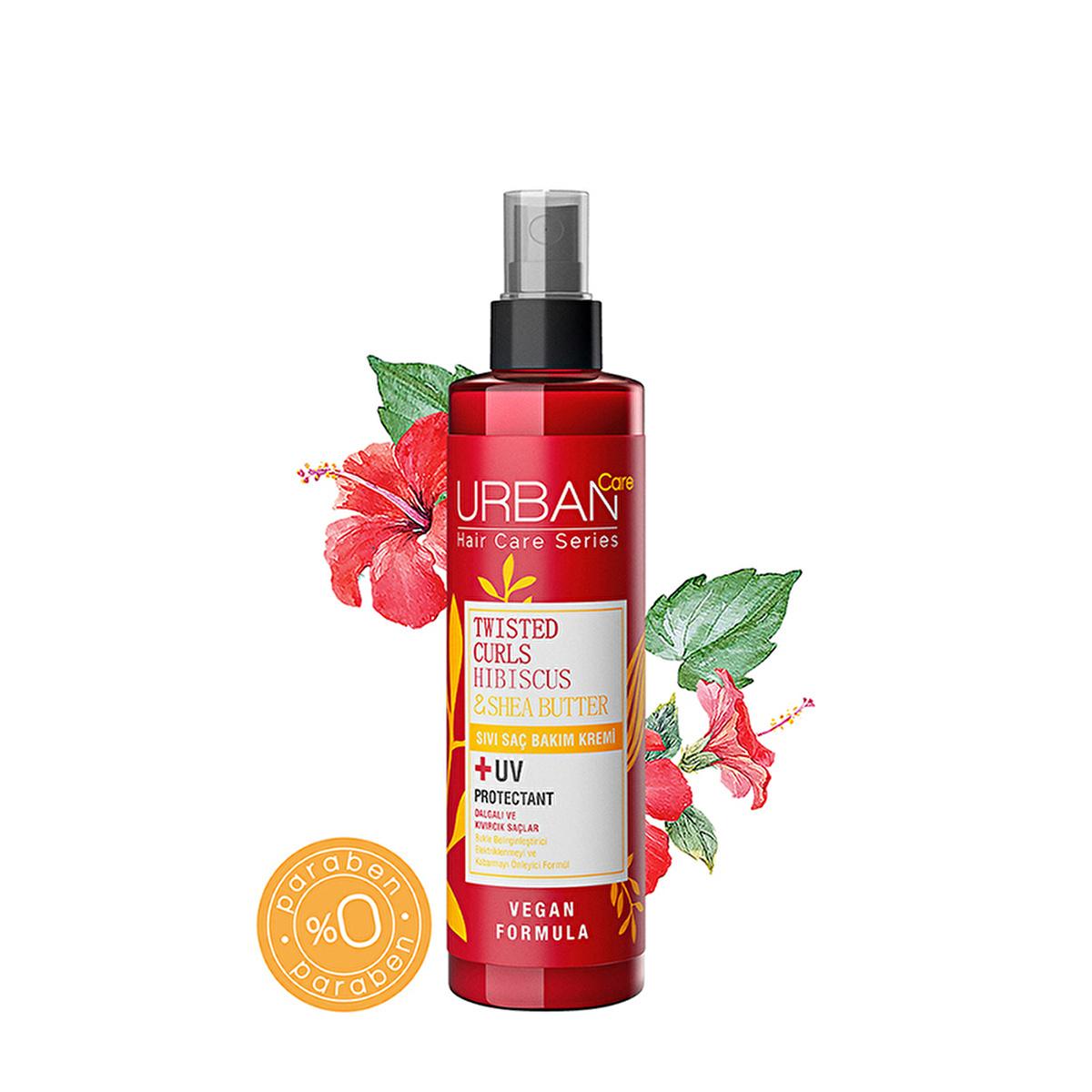 Urban Care Twisted Curls: Hibiscus & Shea Butter Curl Defining Cream - Anti-Frizz, Moisturizing Hair Care for Wavy & Curly Hair